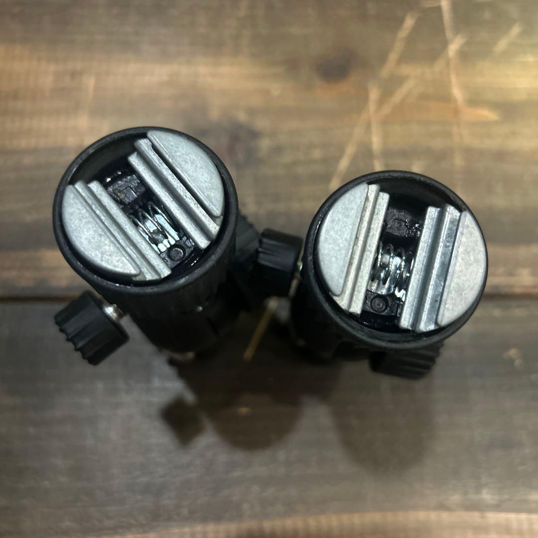 Manfrottoライトスタンド1051JBAC２セット スナップティルトヘッド