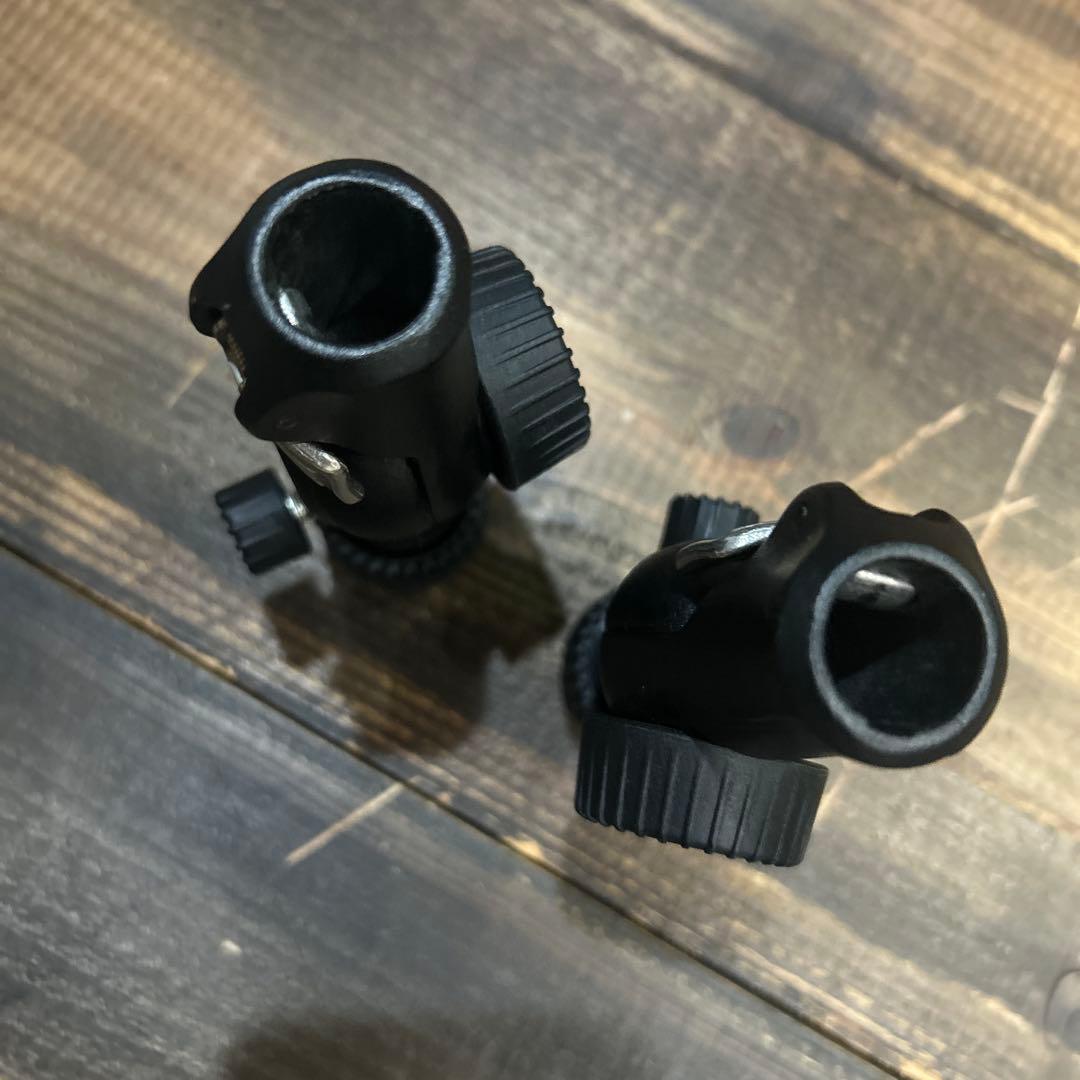 Manfrottoライトスタンド1051JBAC２セット スナップティルトヘッド