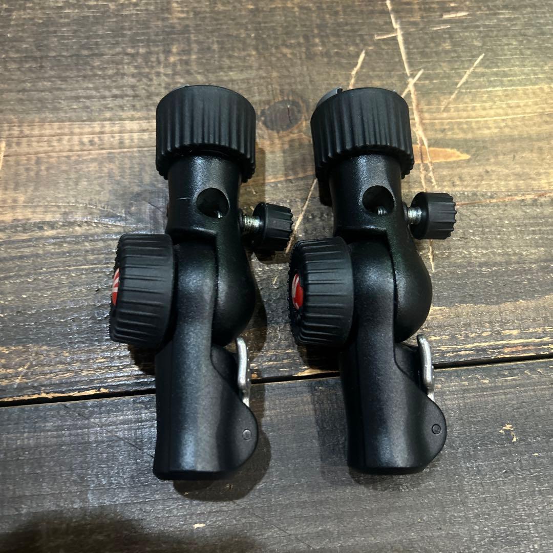 Manfrottoライトスタンド1051JBAC２セット スナップティルトヘッド