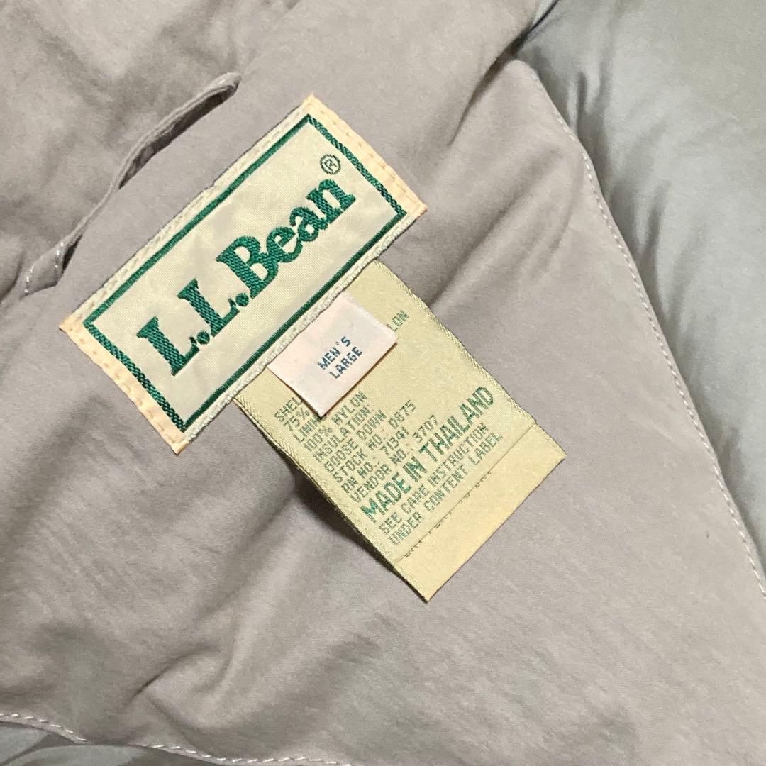 【80s】LLbean エルエルビーン グース ダウンジャケット ベージュ