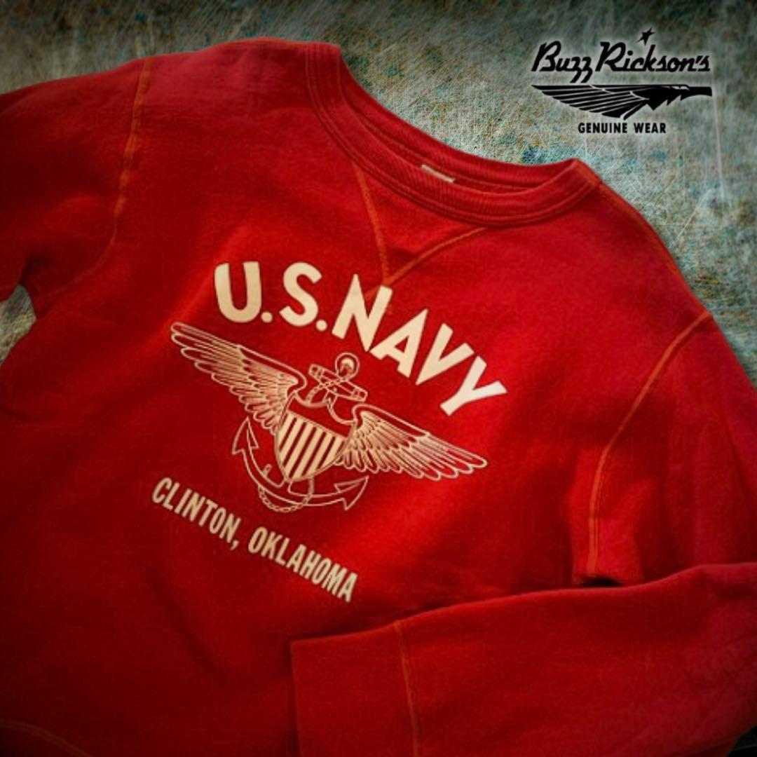 『際立ち◎』Buzz Rickson's(バズリクソンズ)プリントスウェット