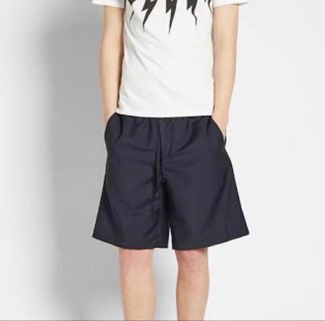 Acne Studios アクネストゥディオス ブラックショーツ48ウールモヘア