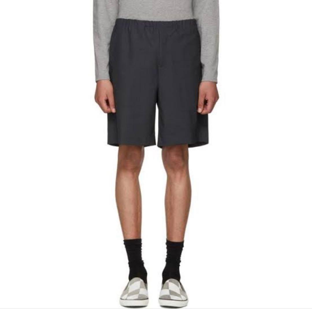 Acne Studios アクネストゥディオス ブラックショーツ48ウールモヘア