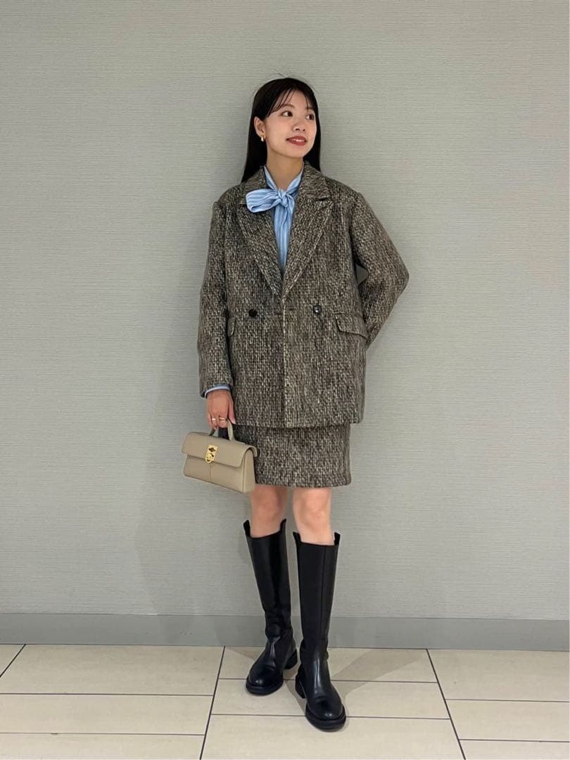 MACPHEE マカフィーモヘヤミックスシャギージャケットトゥモローランド 36