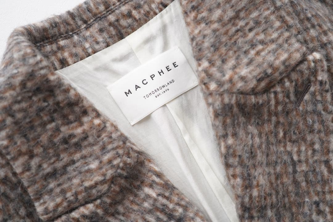 MACPHEE マカフィーモヘヤミックスシャギージャケットトゥモローランド 36