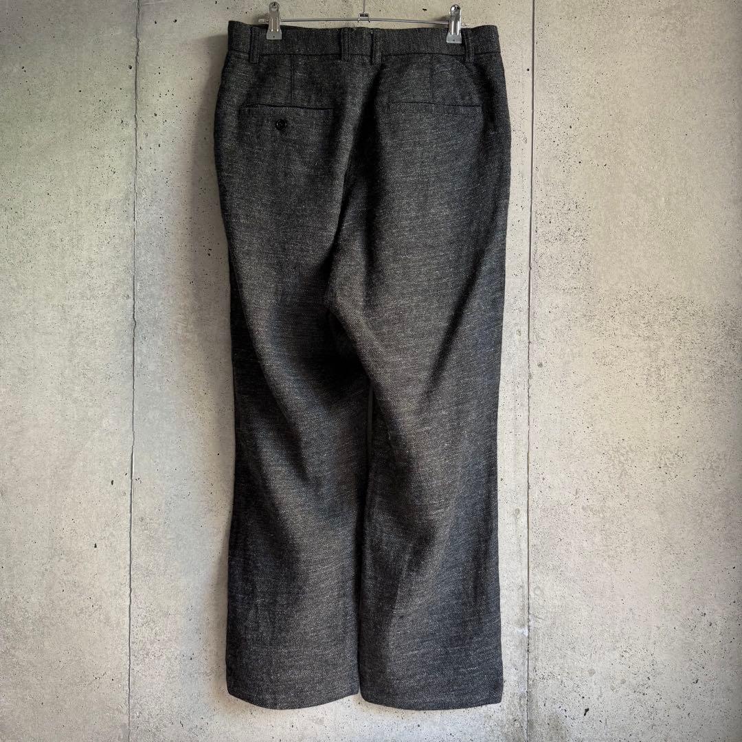 パンツ CONFECT linen wool twill 1tuck trousers