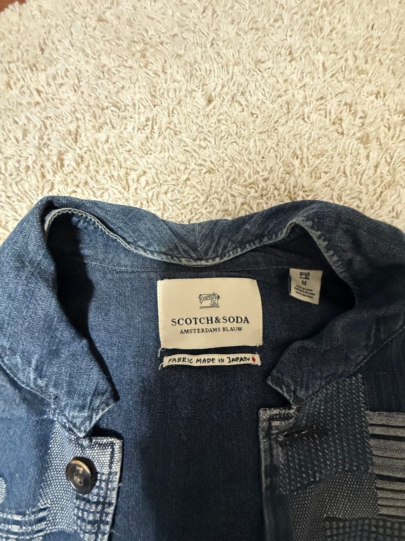 スコッチアンドソーダ　パッチワークジャケット