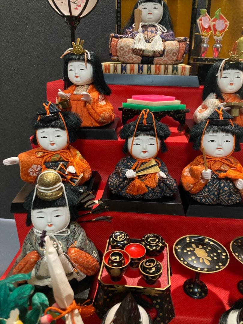 雛人形　木目込み十五人揃え