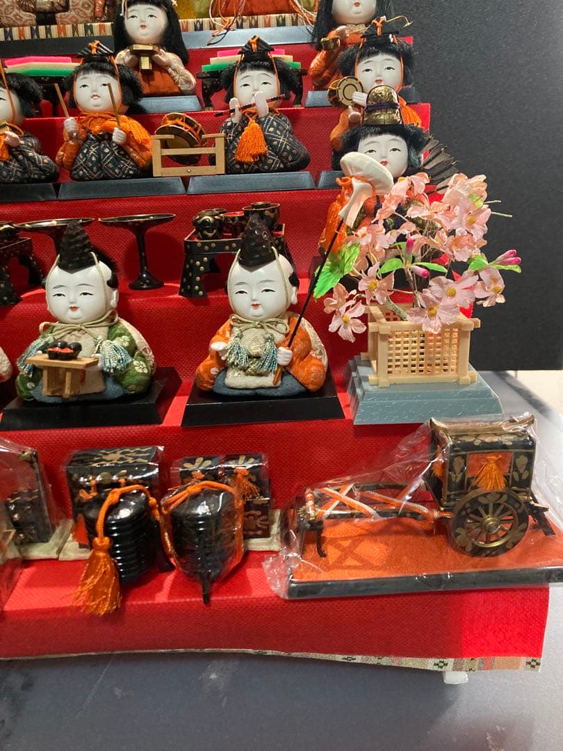 雛人形　木目込み十五人揃え