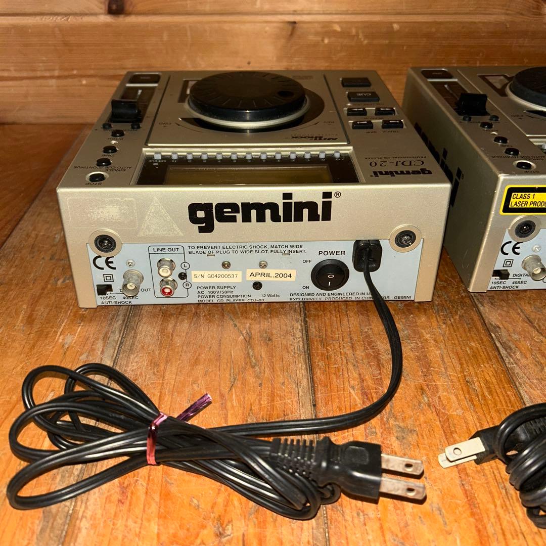 人気モデル GEMINI CDJ-20 CDプレーヤー