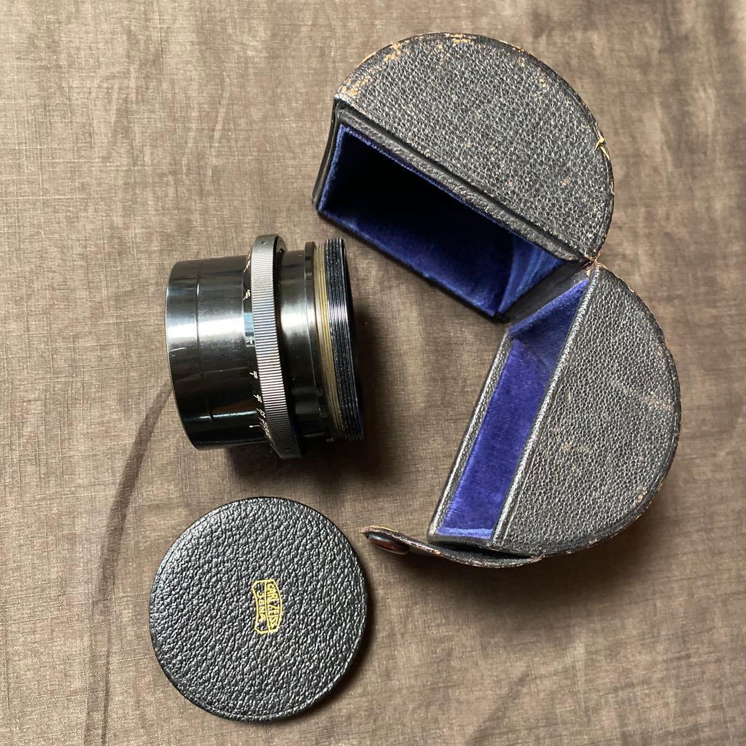 【美品】カールツァイス イエナTessar 1:4.5 f=21cm大判レンズ