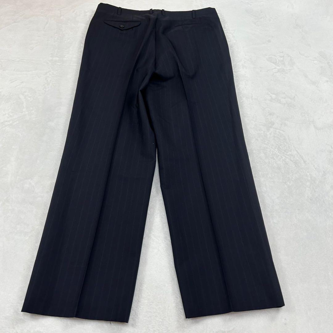 I8⑧ XL BB7 バーバリーロンドン ダブル モヘア混 スーツ メンズ