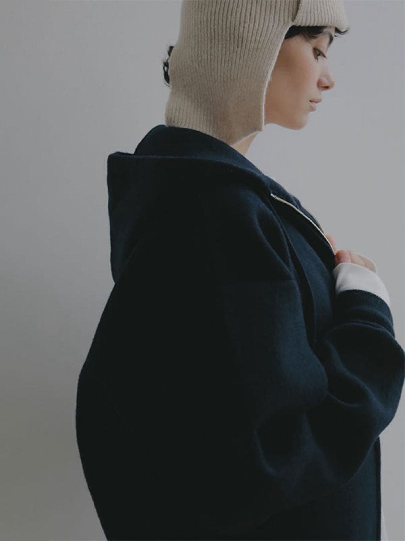 ETRE TOKYO / 新品 完売 ダブルフェイスオーバーサイズニットパーカー