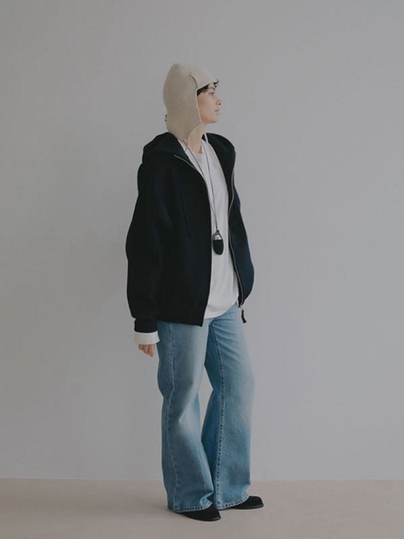 ETRE TOKYO / 新品 完売 ダブルフェイスオーバーサイズニットパーカー