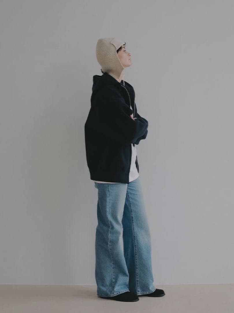 ETRE TOKYO / 新品 完売 ダブルフェイスオーバーサイズニットパーカー