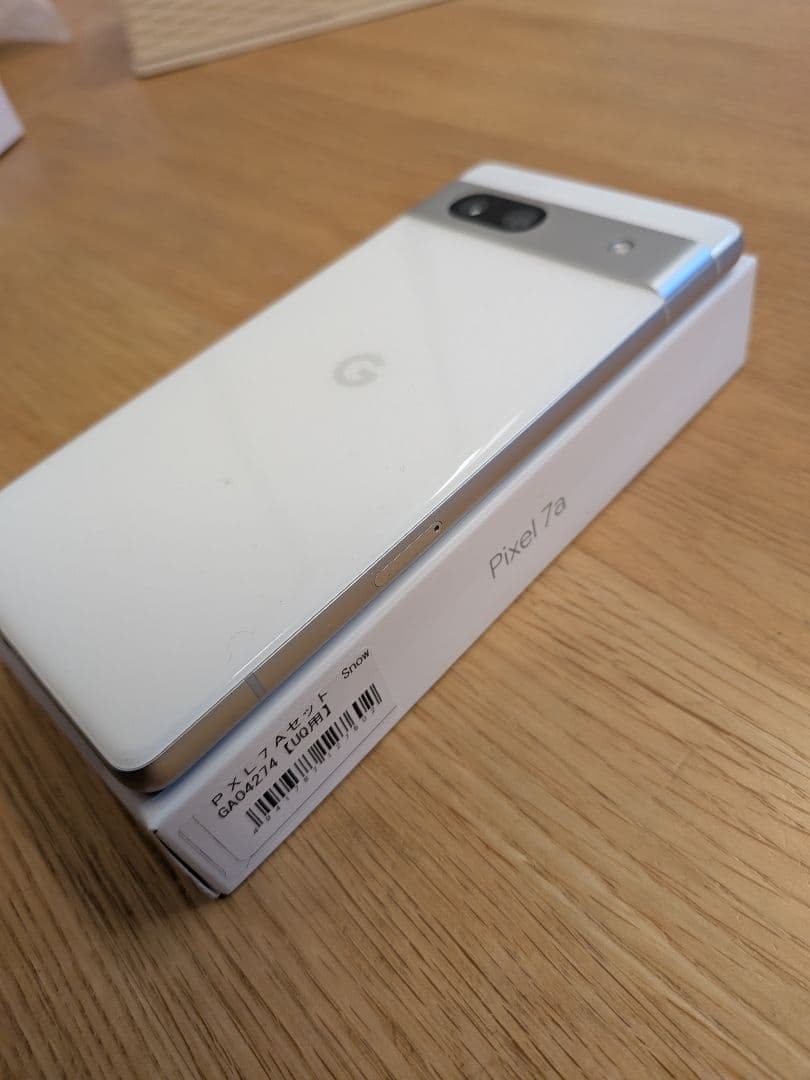 Google Pixel 7a ホワイト 本体 充電ケーブル箱付き