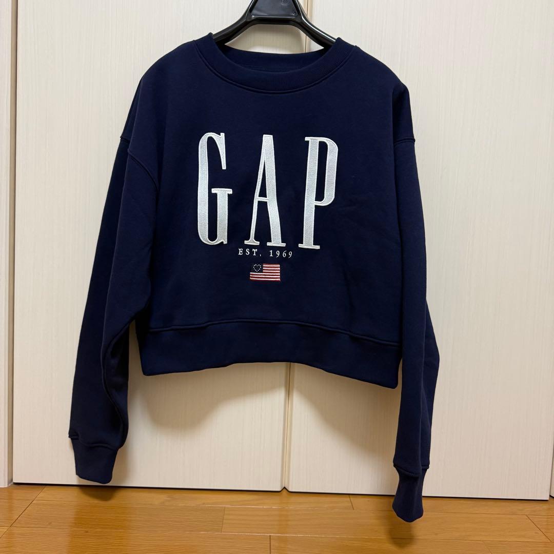 GAP ヴィンテージソフト オーバーサイズ GAPロゴスウェットシャツ XS