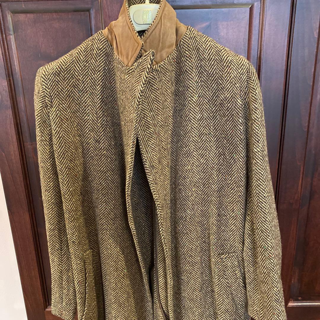 POLO ヘリンボーンジャケット ブラウン系