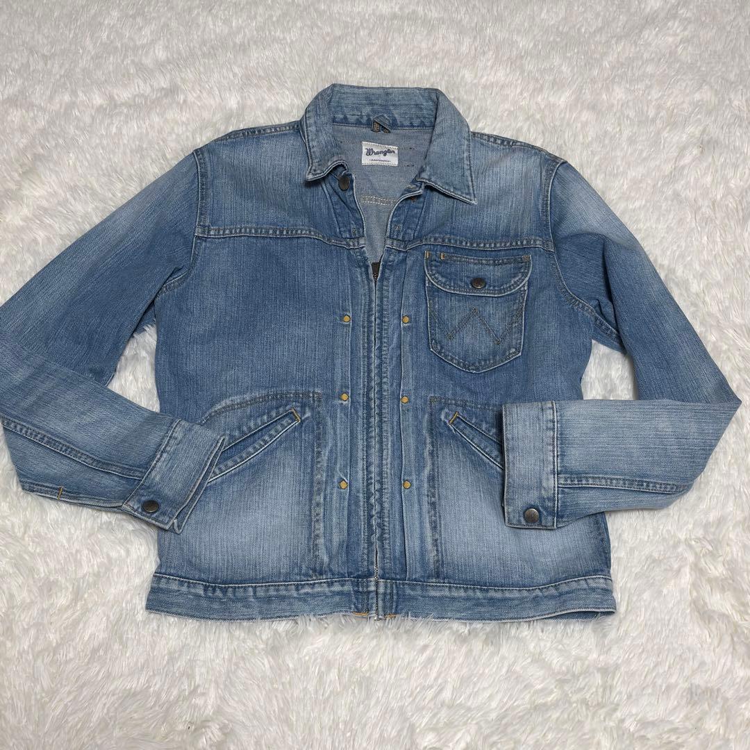 希少フルジップ Wrangler ラングラーデニムジャケット Mサイズ