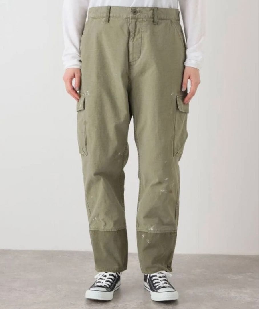 ジャーナルスタンダードラックス　バックサテン ミリタリーパンツ