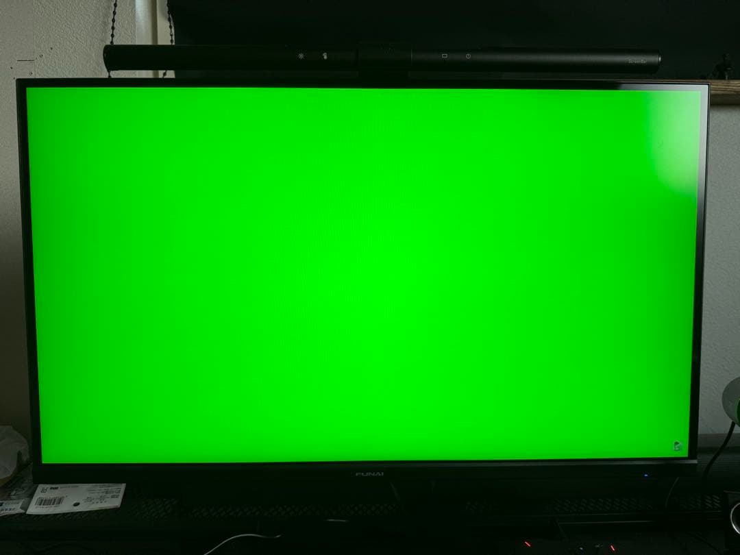 2023年製 FUNAI 4Kゲーミングモニター　144hz 27型　(箱あり)