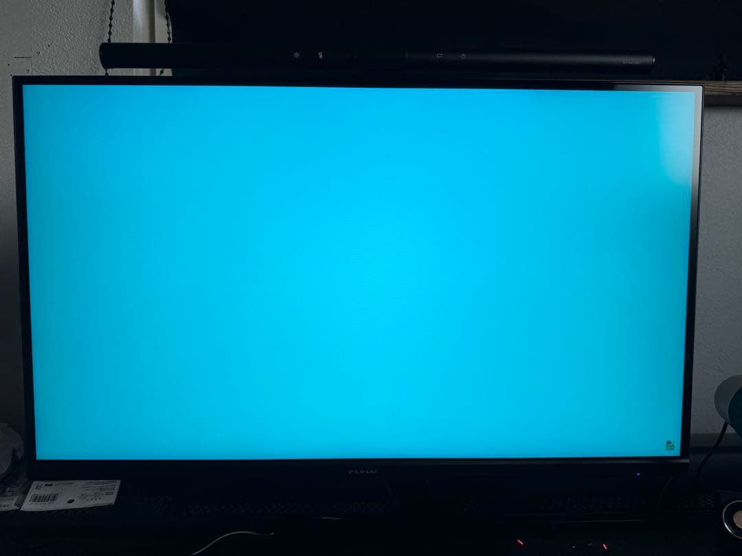 2023年製 FUNAI 4Kゲーミングモニター　144hz 27型　(箱あり)