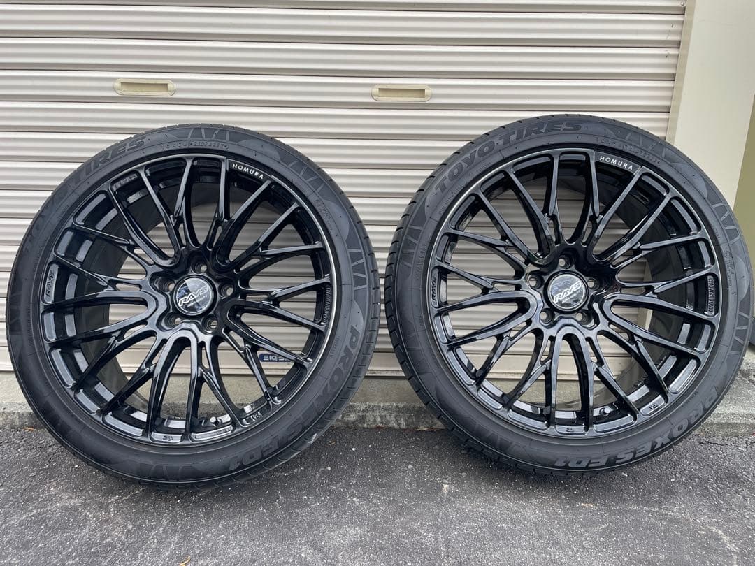 【期間限定値下げ中】レイズ　ホムラ　2×10BD19インチ アルミホイールセット