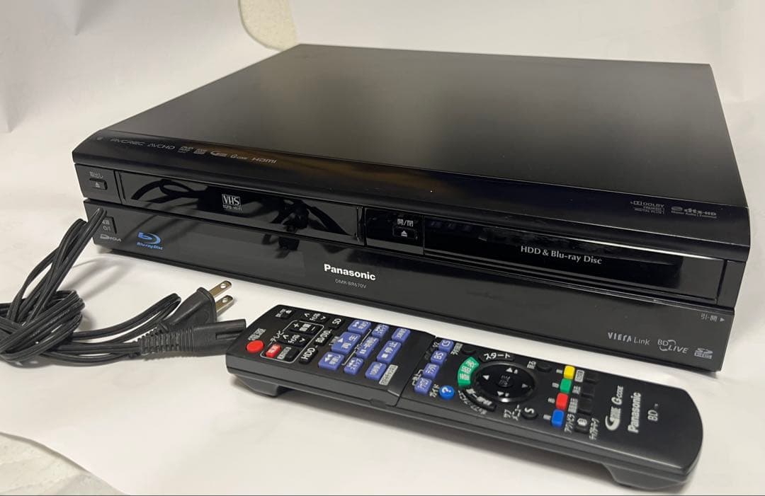 パナソニック 改 2TB BDレコーダー VHS一体型 DMR-BR670V