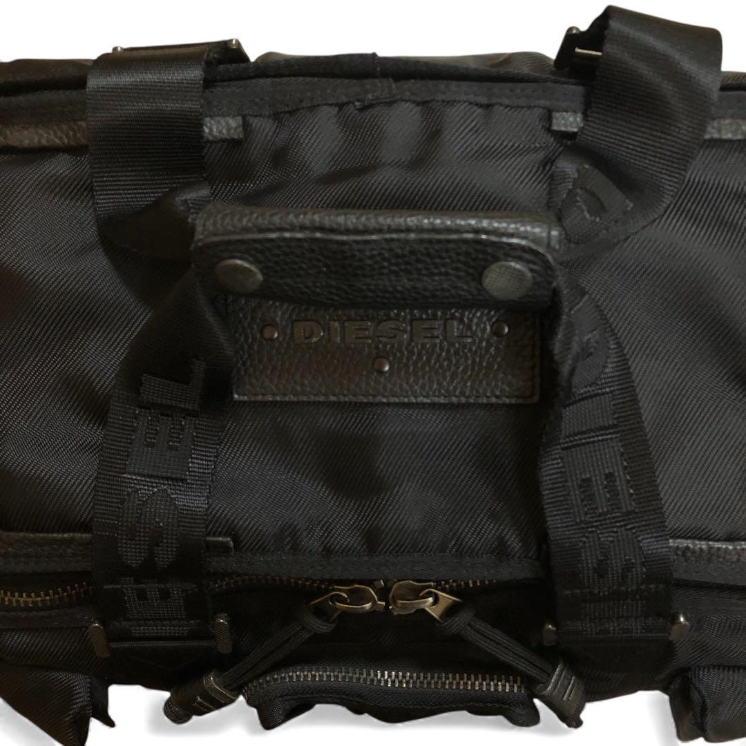 DIESEL ディーゼル 2wayショルダーバッグ ボストン y2k 黒 大容量