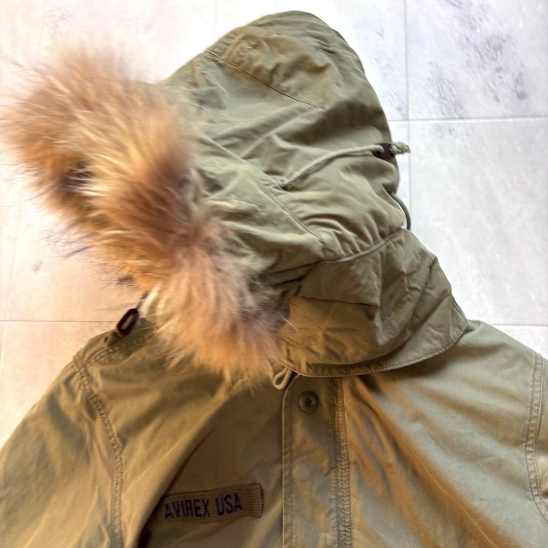 【美品】アヴィレックス M-65 フィッシュテール モッズパーカー ライナー付き