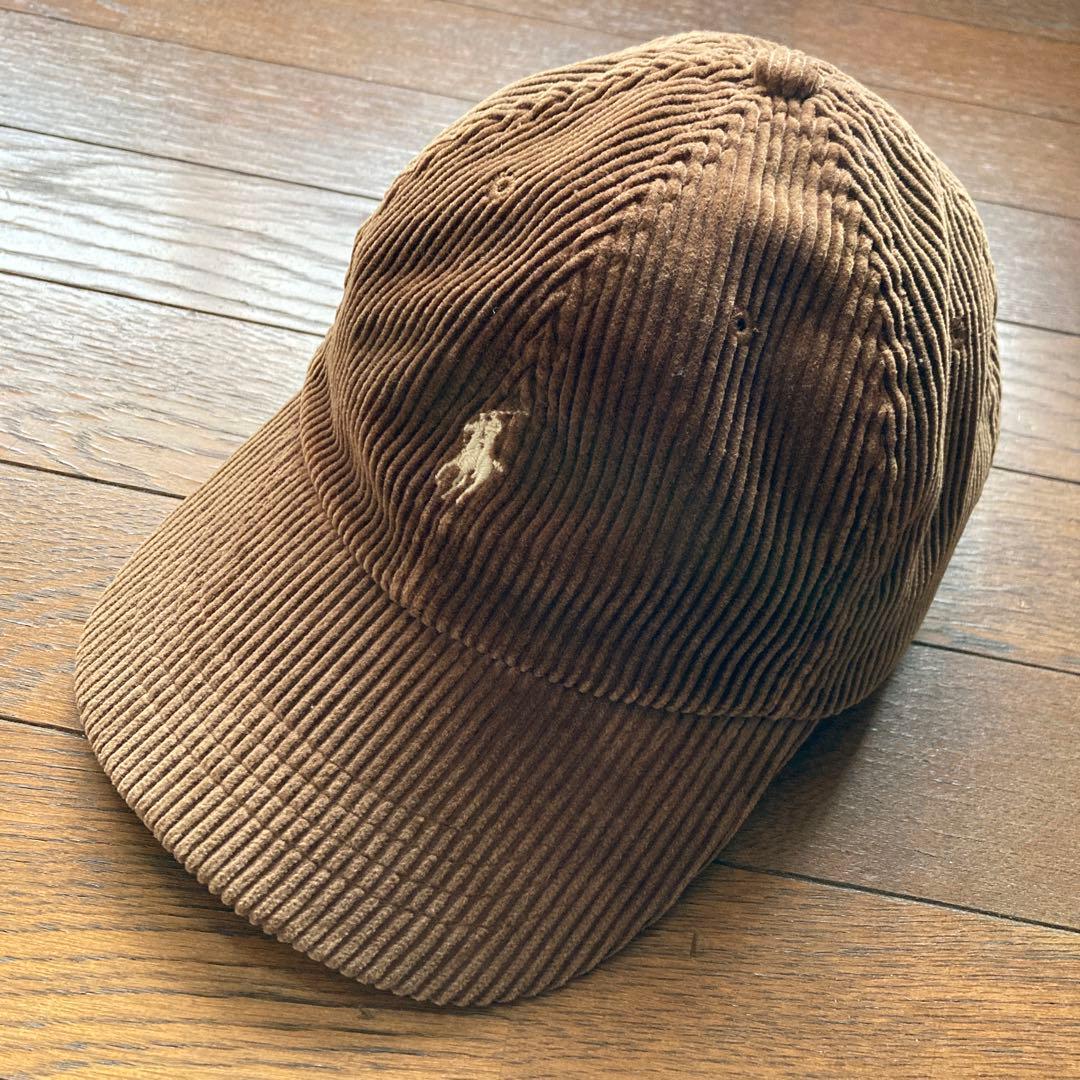 90-00s polo ralph lauren コーデュロイ キャップ