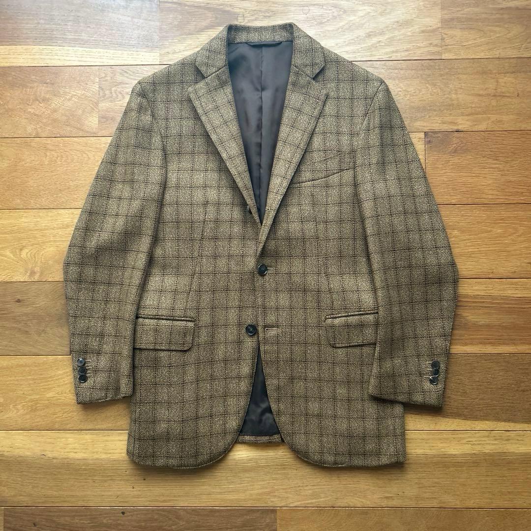 五*星様 Hyperion ハイペリオン ウィンドウペン 3B ウール　ジャケッ