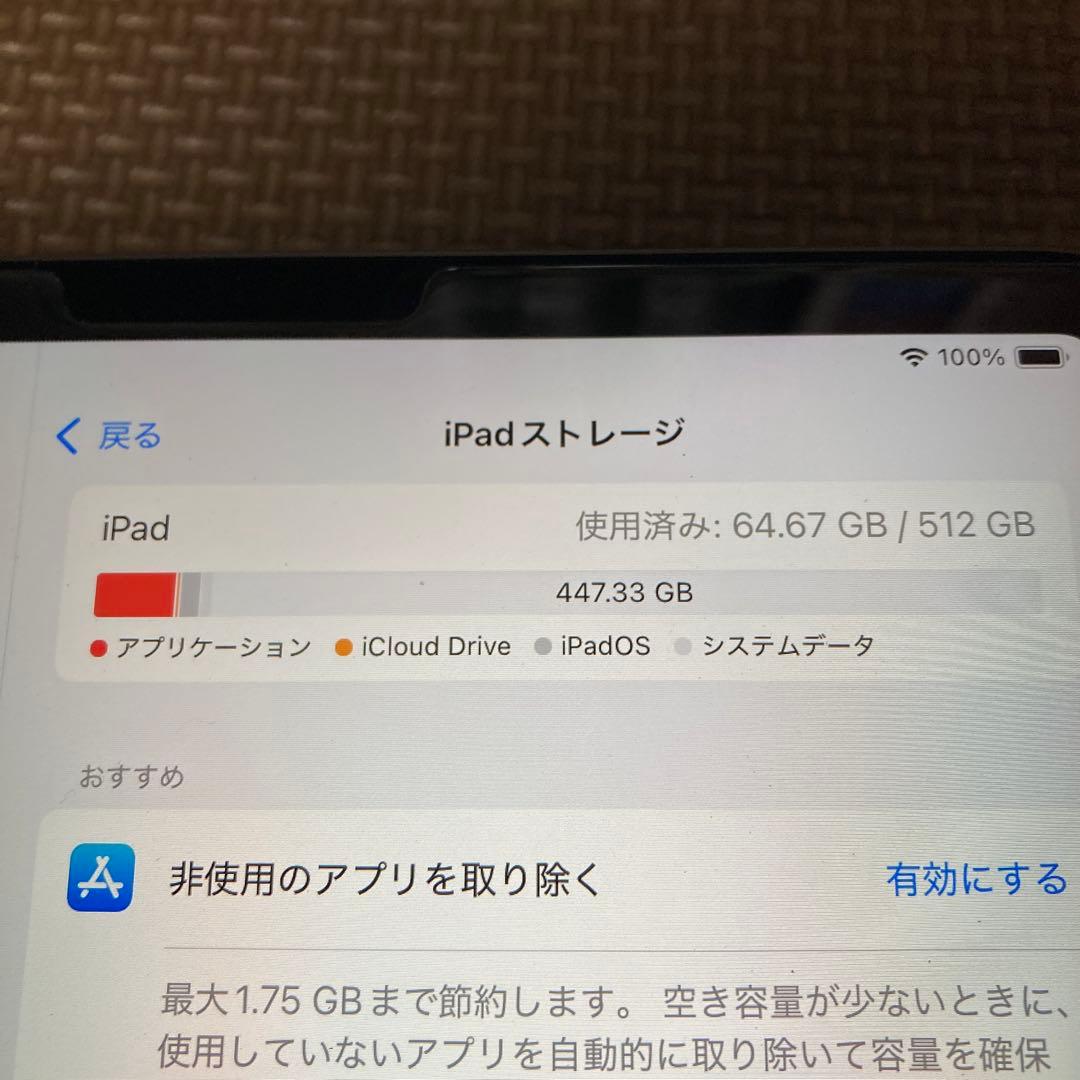 iPad Pro 11インチ 第一世代 Wi-Fi 512GB