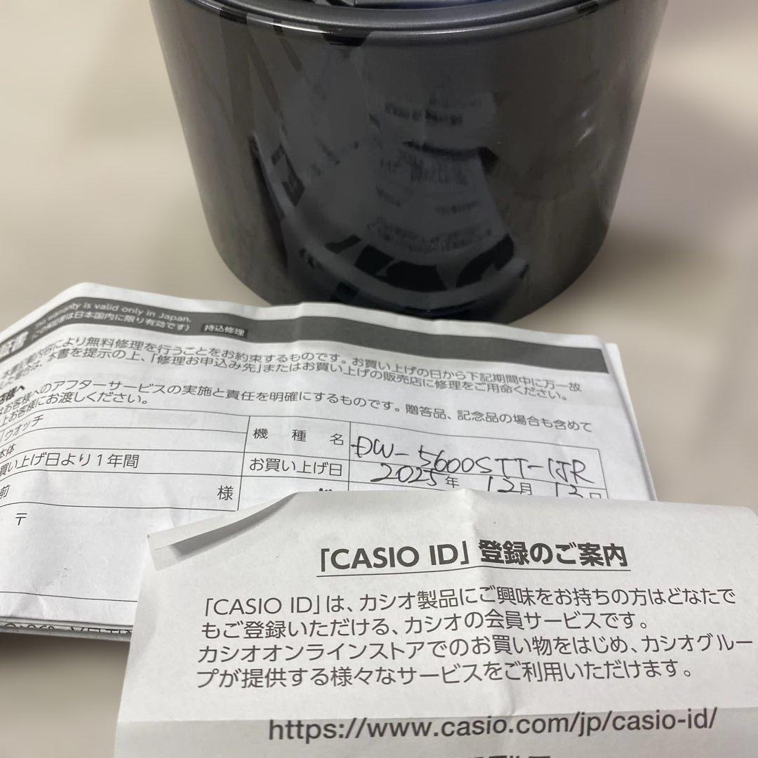 G-SHOCK DW-5600STT-1JR ストレンジャー・シングス