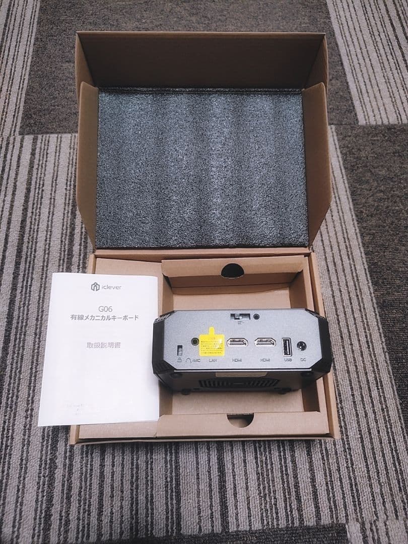 nipogi N100 ミニPC メモリ16GB SSD未装