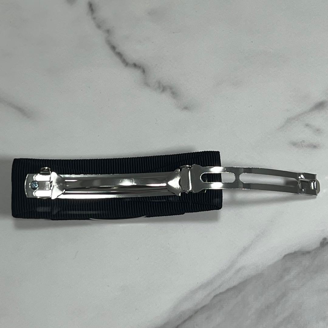 【極美品】サルヴァトーレフェラガモ ヴァラ バレッタ 黒 ブラック シルバー