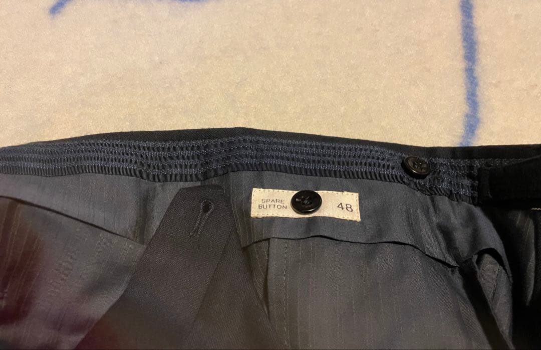 インコテックス　ウール　パンツ　48 紺