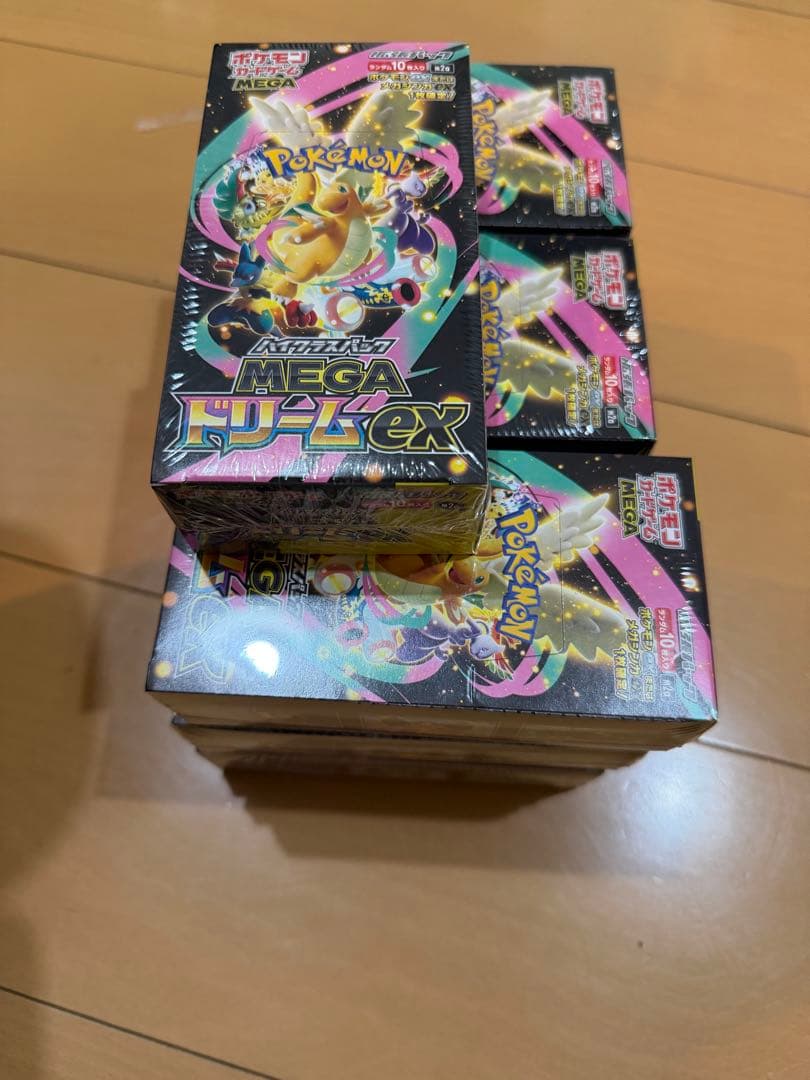 ポケモンカードゲーム MEGA ドリームEXシュリンク付き 10個
