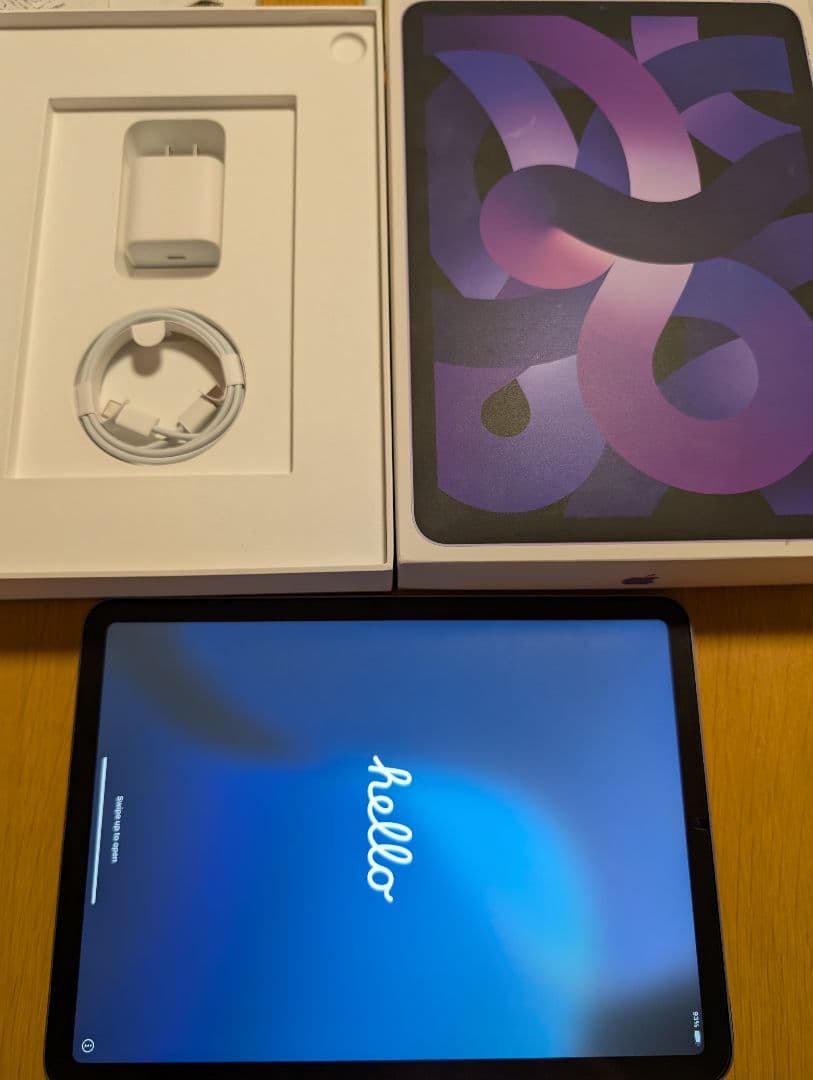 【美品・24h以内発送】ipad Air 第5世代 64GB wifi パープル