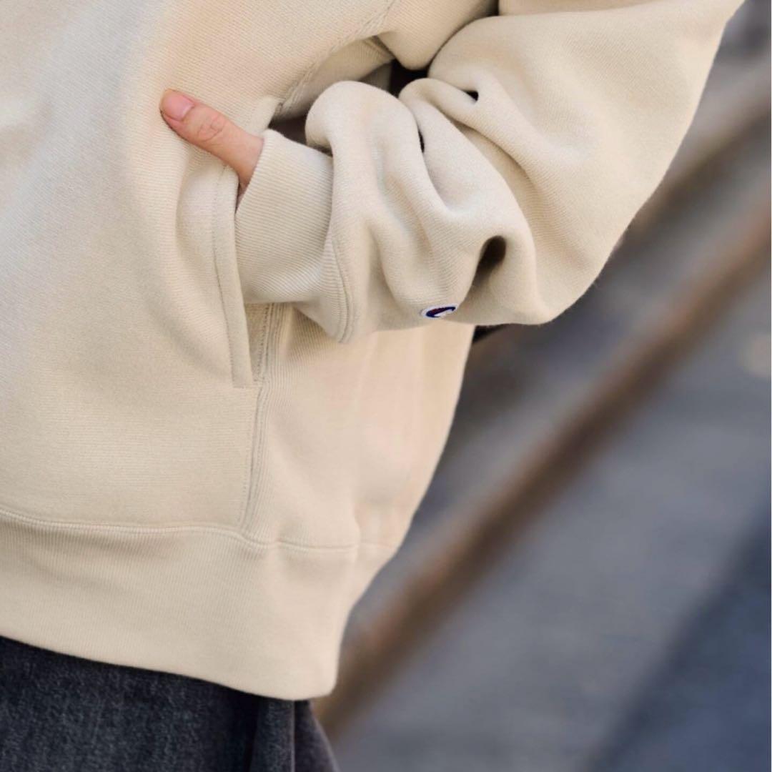 新品未使用フレームワーク　チャンピオン別注製品染めリバースウィーブ　スウェット