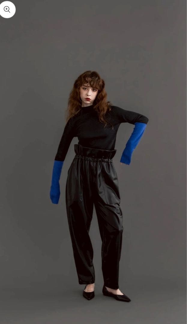 イオレ IORE Petal Leather Pants BLACK レザー