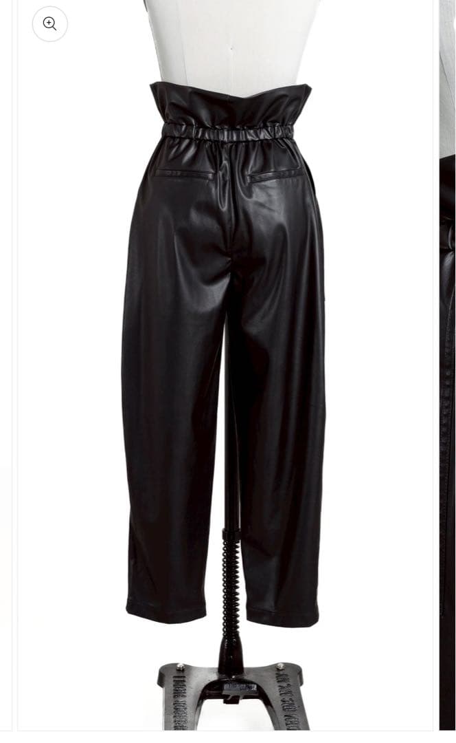 イオレ IORE Petal Leather Pants BLACK レザー