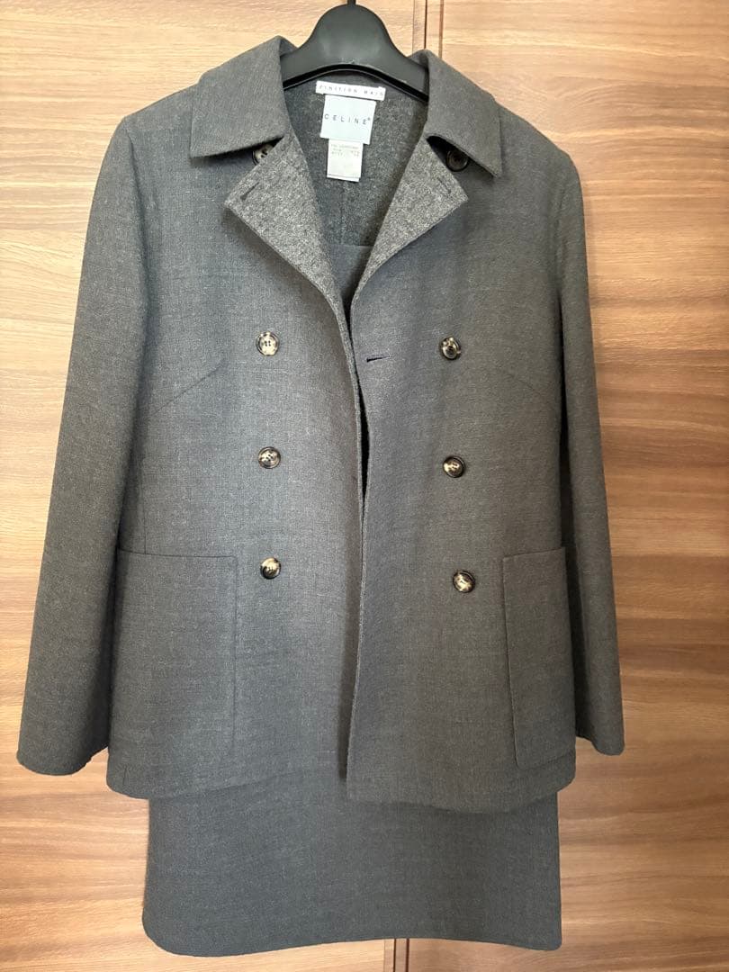 お値下げ‼️【美品】CELINE セリーヌ セットアップツイードスカートスーツ