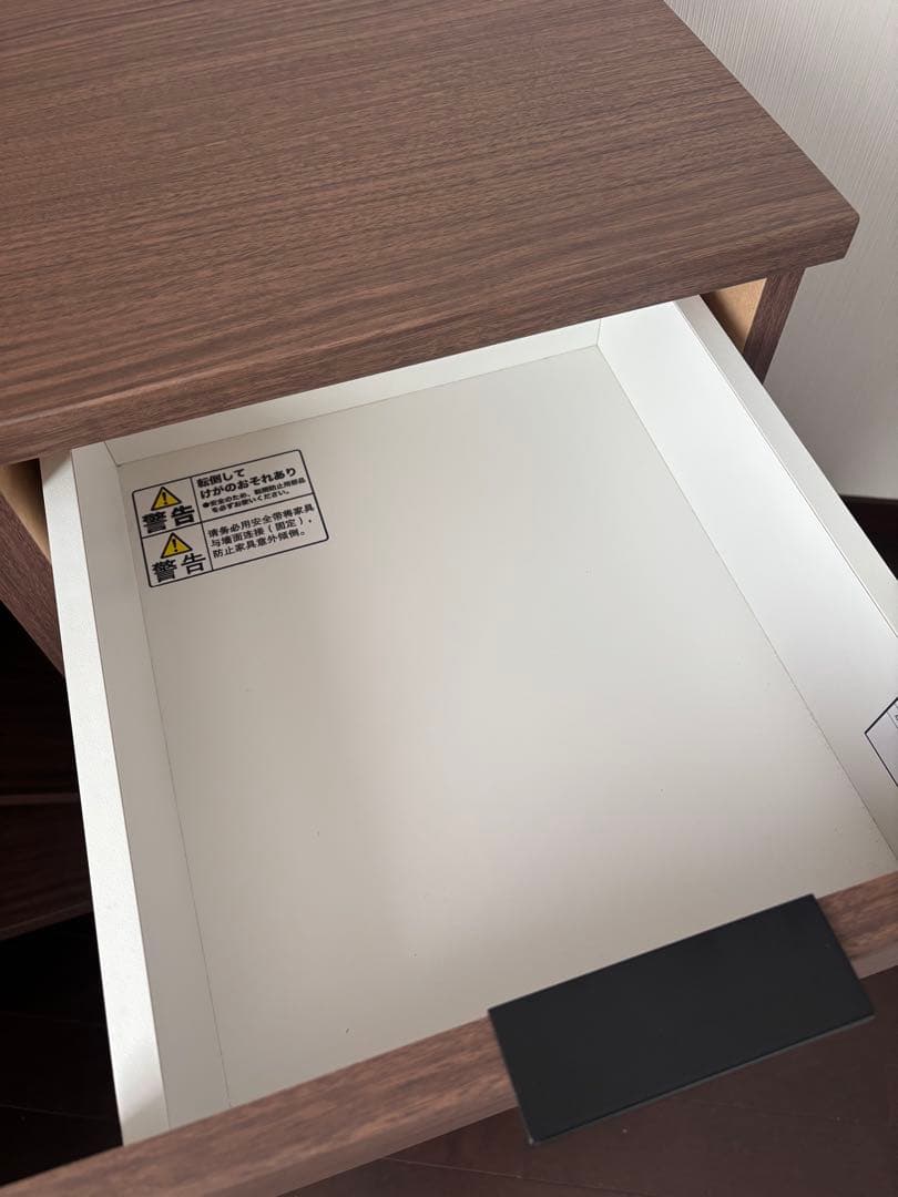 【美品】ニトリ　サイドボード（エトナ80SB MBR）　ミドルブラウン