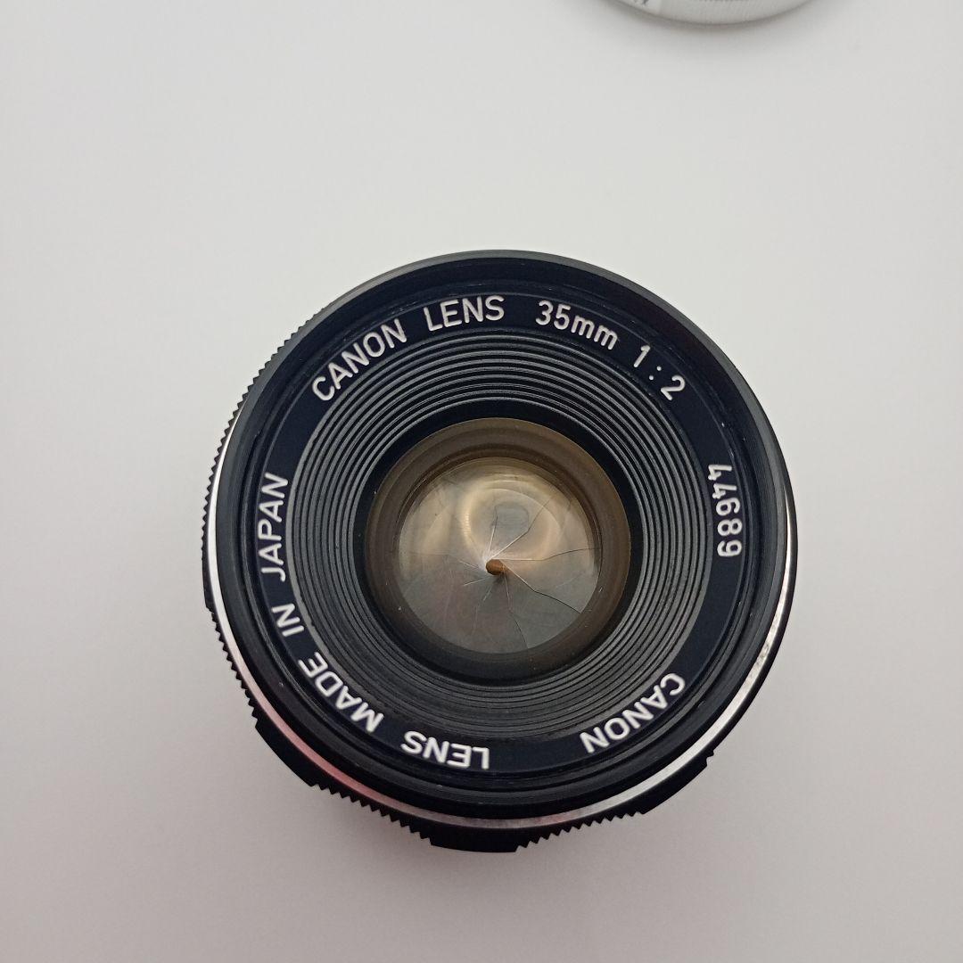 キャノン 35mm F2 Lマウントレンズ 純正ファインダー他付属品充実