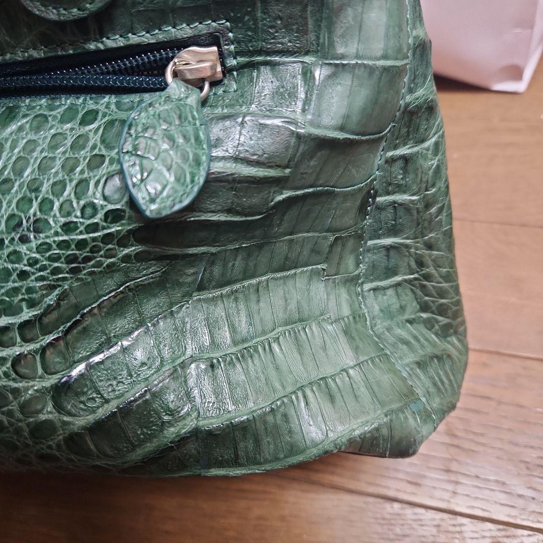 最後のお値下げ！クロコダイル　2wayハンドバッグ
