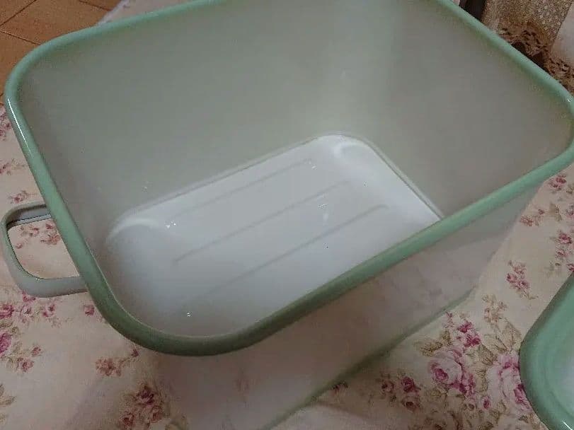 イマン　イマンガーデン　ストッカー　Imane 花柄　　グリーン　ホーロー