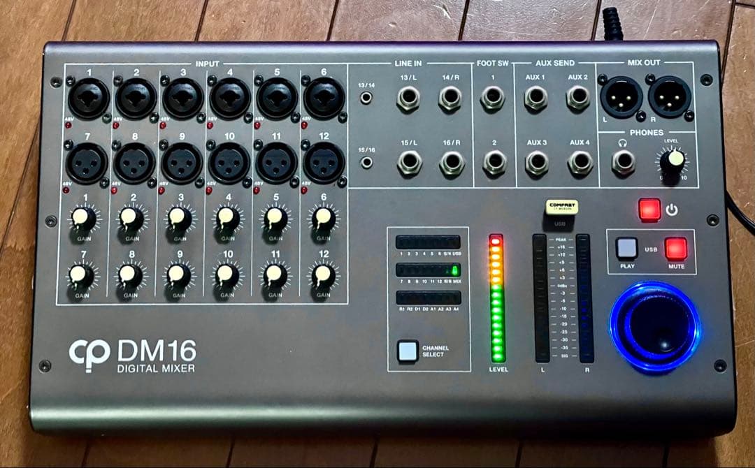 DM16 デジタルミキサー iPad/PCコントロール可 VPN対応