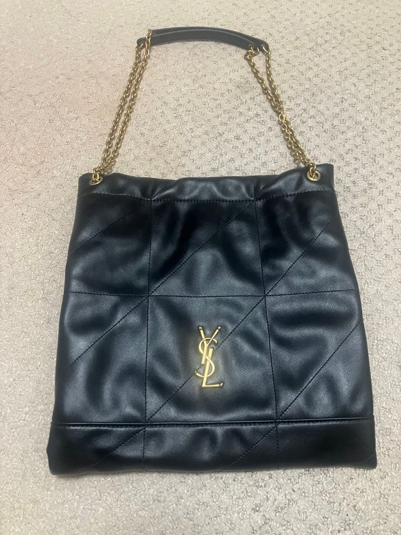 YSL ブラック ジェイミーショルダーバッグ