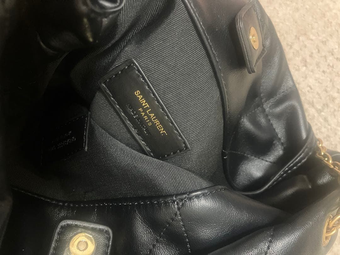 YSL ブラック ジェイミーショルダーバッグ